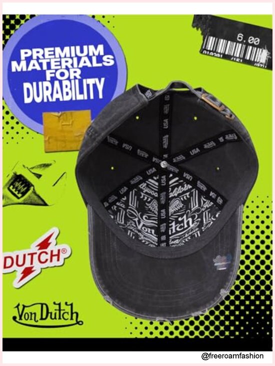 Vintage Baseball Cap - Classic Streetwear Snapback Hat main image 5